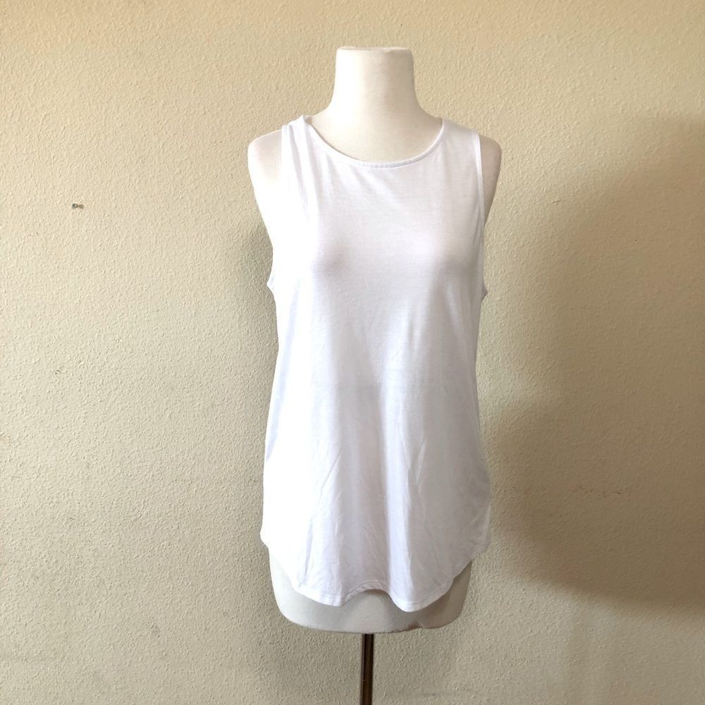 Zella Twist Back Tank Top Size Medium - Picture 3 of 10